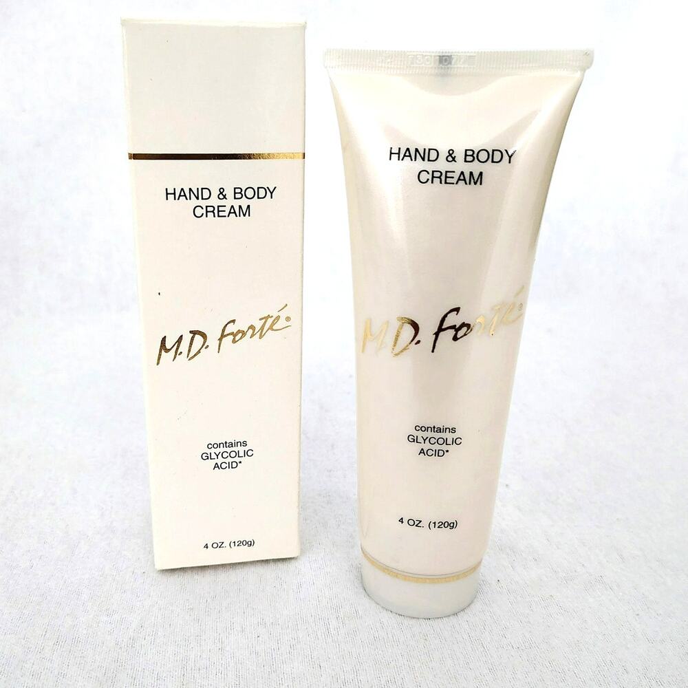 MD Forte Hand & Body Cream Glycolic Acid 4 oz. NEW Old Stock Discontinued